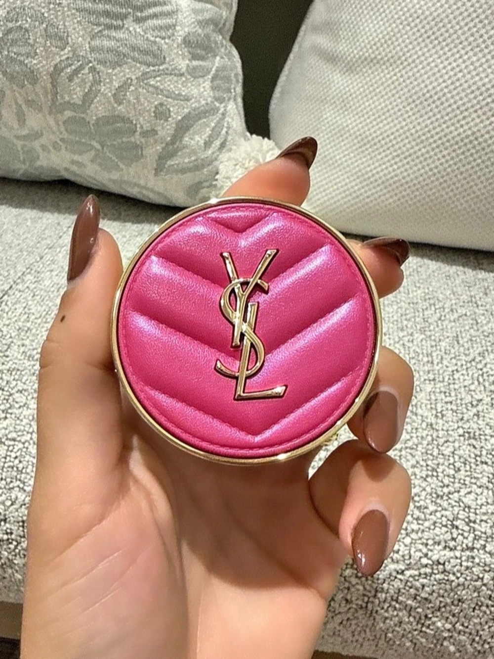 Yves Saint Laurent Powder Blush Pink Blush Compact